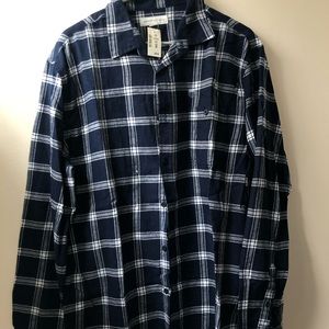 Aeropostale navy flannel NWT